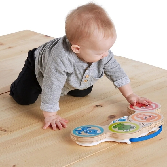 Baby Einstein Hape Magic Touch Wooden Baby Toddler Musical Drum Set Tested Works - Picture 4 of 8